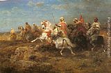 Adolf Schreyer Arabian Patrol painting